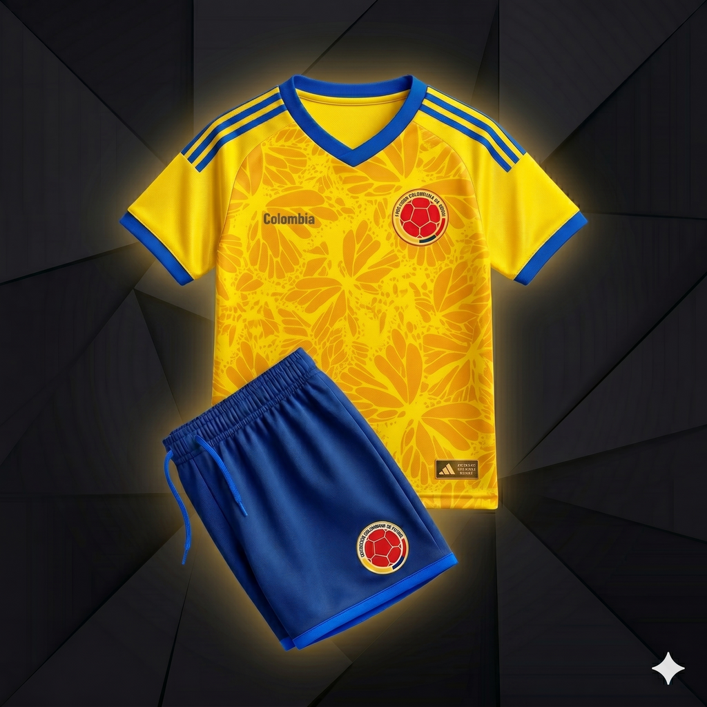 Conjunto Infantil Colombia 2026 – Edición Campeones 🇨🇴