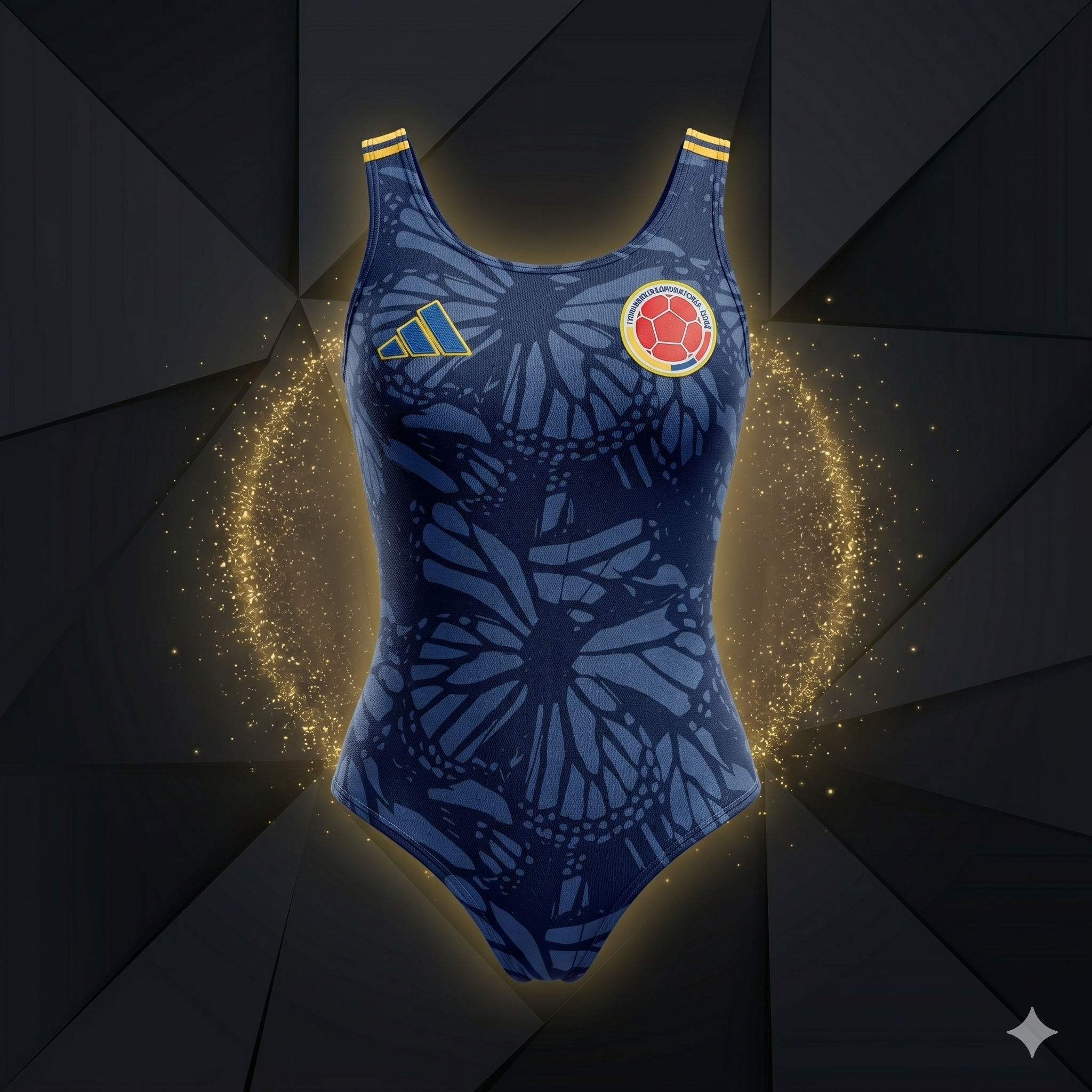 Body Colombia 2026 Negro Dorado – Edición Elite ✨