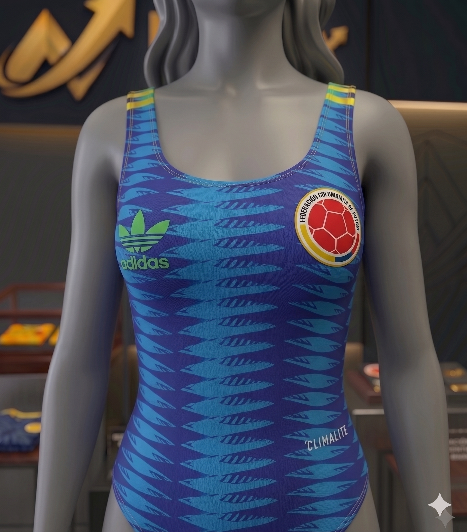 Body Colombia 2026 Azul – Edición Sport 🔵