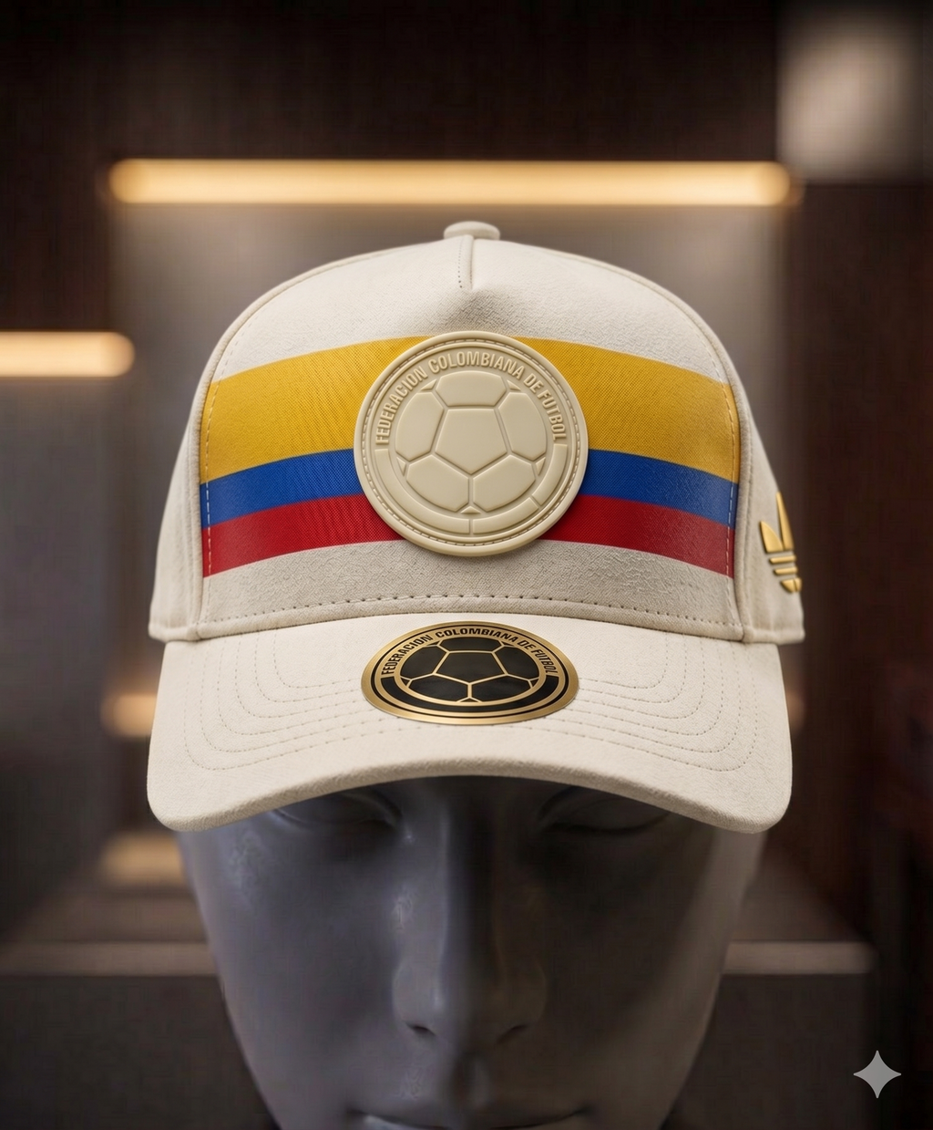 Gorra Colombia 2026 Blanca – Edición Premium 🤍