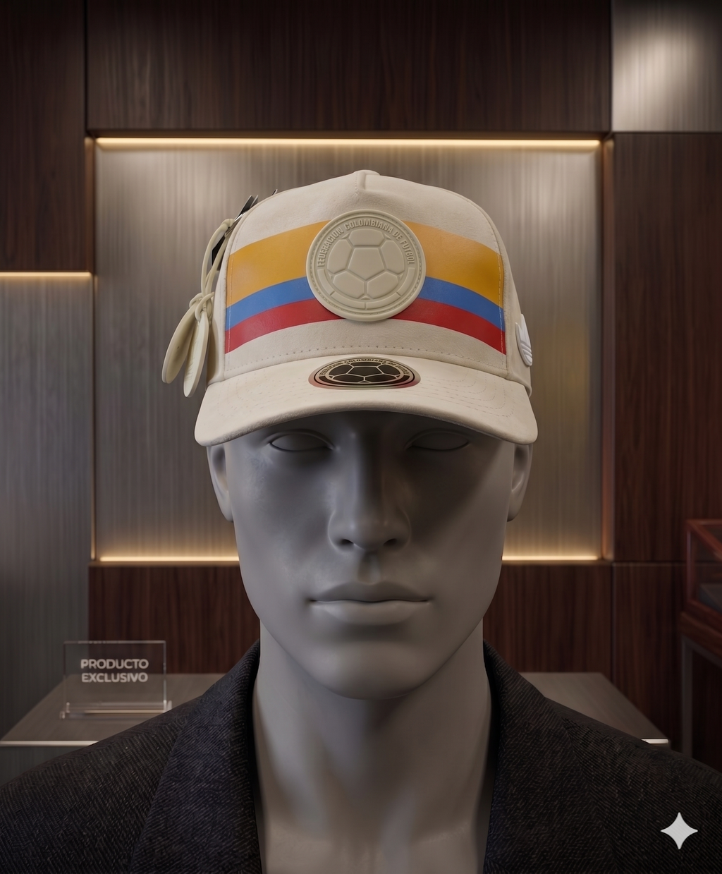 Gorra Colombia 2026 Blanca – Edición Premium 🤍